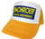 As shown in photo then color of the hat . ex. Yellow/white front