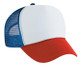 Wholesale Lot 24 Red White & Blue Trucker Hats – Stranger Things Style Mesh