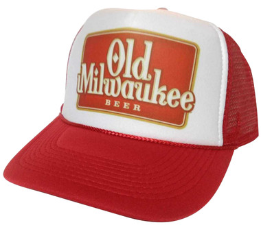 Old Milwaukee Beer Trucker Hat Mesh Hat Snapback Hat