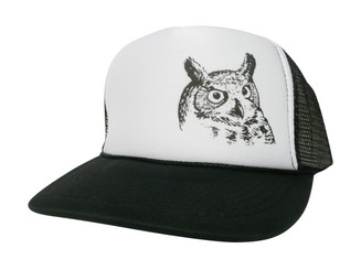 As shown in photo then color of the hat . ex. Black/white front
