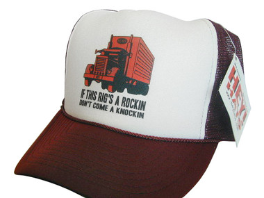 Rocking R Hat ROCKIN RIG Hat, Trucker Hats, HEY! Hat, Automobile Hat, Trucks Hat