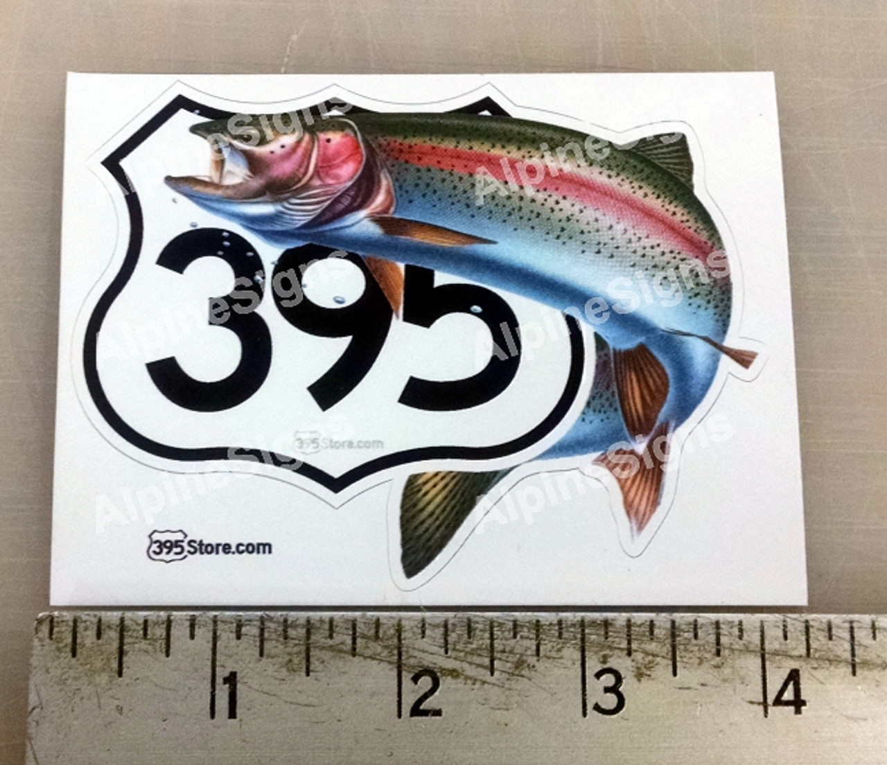 395 Rainbow Trout Fishing Sticker
