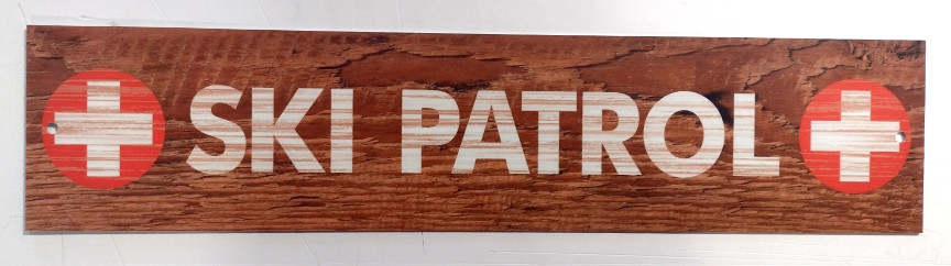 Ski Patrol Sign - 395 Store
