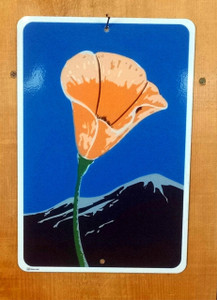 California Scenic Byway Poppy sign California Scenic Byway Poppy sign