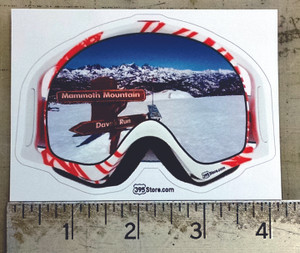 Ski Snow Board Goggles Sticker