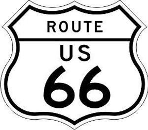 Route Highway 66 Sticker