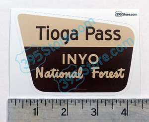 Tioga Pass  - Inyo National Forest Sticker