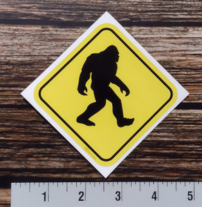 Bigfoot Sasquatch Crossing Sticker Bigfoot Sasquatch Crossing Sticker