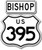 395 2-piece sticker that says "Bishop" across top.