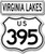 395 Virginia Lakes 2-piece Sticker