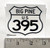 395 sticker that says "Big Pine" across top.