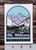 Old retro design of Mt Whiney, California sticker