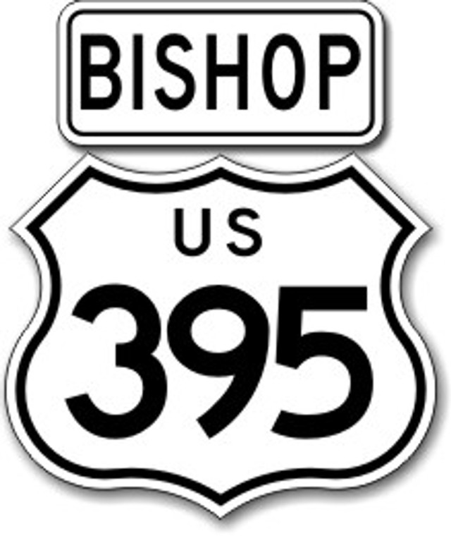 395 2-piece sticker that says "Bishop" across top.