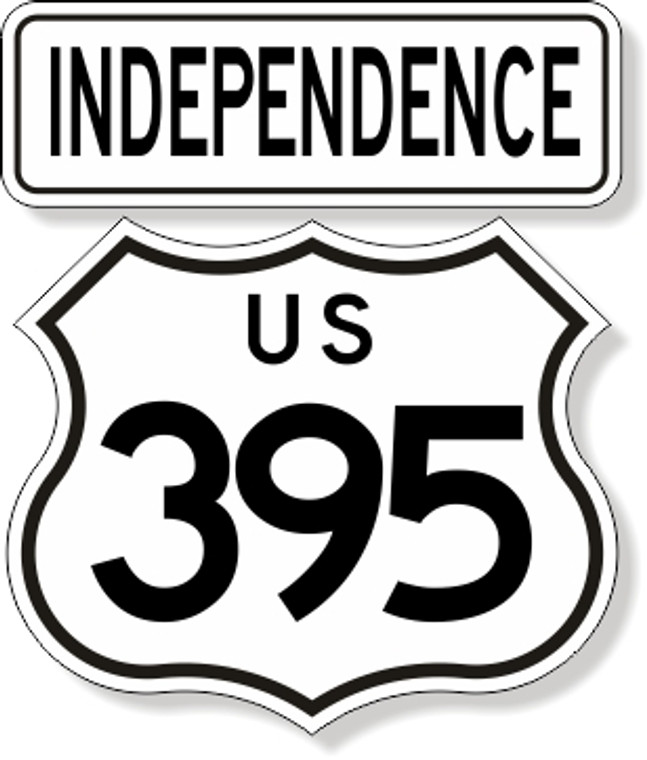 395 Independence 2-piece Sticker