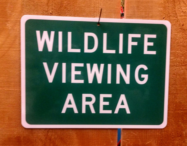 Wildlife Viewing Area Sign