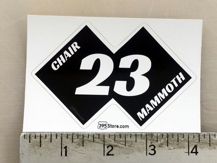 Mammoth Chair 23 Snow Ski Sticker