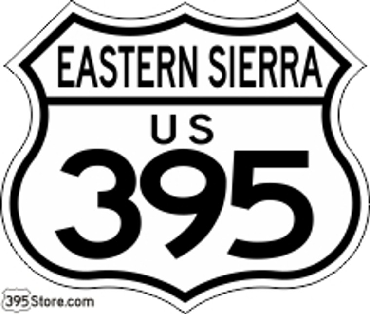 395 Eastern Sierra one piece Sticker