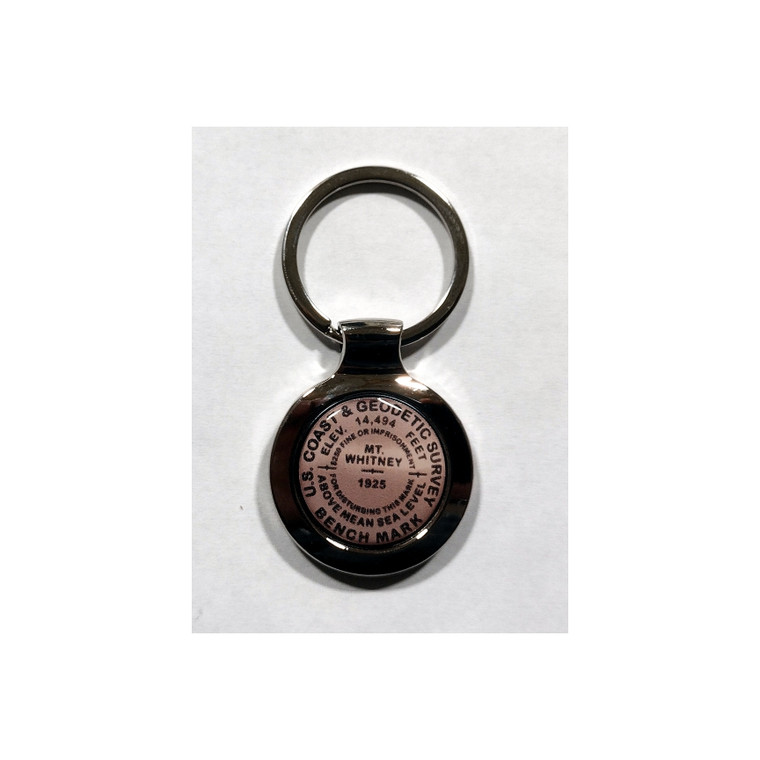 Mt Whitney Benchmark Keychain