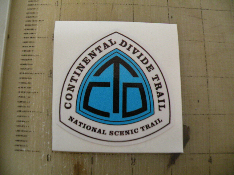 continental divide cdt sign sticker