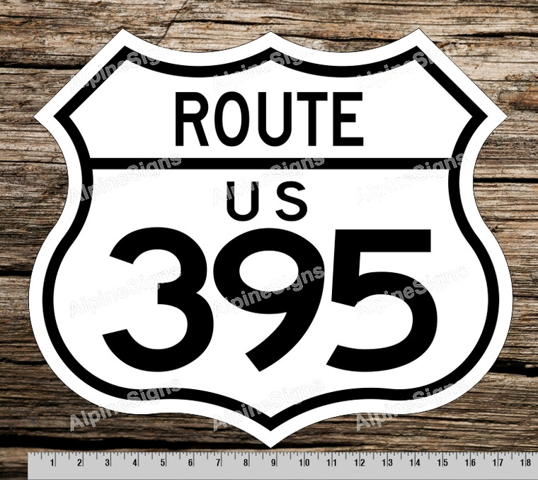 U.S. Route 395 Sign