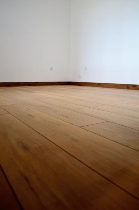 LVP flooring room detail