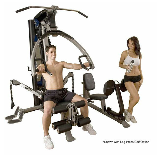 DETAILS
Includes our exclusive Active Balance System (ABS)
The only gym that allows for both seated and standing leg curls
Cable Arms add to the versatility of your workout
Fully adjustable Seat, Back Pad, Cable Arms and Press Arm
Acrylic color choices to match your decor
*Unique Double-Up Feature: increases the resistance to a 1:2 ratio, providing up to 400 pounds of resistance on press arm.
Adjustable Arms Cable Station: with 11 position adjustments, allows for a very wide array of exercises including Functional Training, Sports Specific, Core Training and (cable) Dumbbell Training.
Ab Crunch/Mid Pulley Station: for abdominal training, standing rows, etc.
Low Pulley Station: swivels to accommodate your space requirements. Includes a foot plate for low rows, and provides for abductor and adductor leg kicks, arm curls, upright rows, etc.
High Pulley Station: for lat pull downs, and triceps push downs. Leg extension and curl station provides seated leg extension and seated leg curl.
Leg/Thigh Station: provides for seated leg curls, standing leg curls, and seated leg extensions.
Fully adjustable: to fit any size user. The seat is easily adjusted while sitting. Simply squeeze the remote handle conveniently placed under the seat and the spring-assisted seat easily moves to your desired height. The ergonomically designed back pad adjusts front-to-back then automatically "cradles" the user for full support. The dual-layered Orthopedic Back Pad is designed to provide full lumbar support while reducing stress on the spine.
Sealed, internally lubricated bearings: at pivot points for exceptionally smooth performance.
Optional Leg Press attachment: for full leg development.
Space saving design: allows placement against wall.