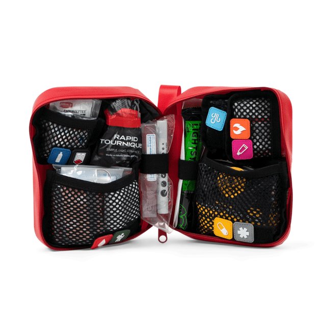 Specifications
Type: Specialty
Group Size: 1 - 2+
Environment: Dry, Dirty, Muddy
Built in: USA
Compliance: HSA/FSA Approved
Dimensions: 6" H x 8.125" W x 2.5" D
Weight: 2.42 lbs
Colors: Red, Black