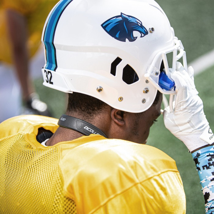 The Q-Collar is a simple and safe device that applies light pressure to the jugular veins. This pressure causes a slight increase of blood volume inside the head and helps reduce the brain's movement upon impact, which is the primary cause of brain injury. A partner of the Premier Lacrosse League, the Q-Collar is also being worn by many athletes in the NFL, MLS, NWSL, and at 50+ NCAA Division 1 institutions. 