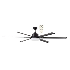 The Albatross 72" DC ceiling fan is a powerful and efficient ceiling fan thanks to its 35W brushless DC motor. The ceiling fan is also available in an 84" (2100mm) diameter. This ceiling fan Includes a 5 speed remote control with a timer and reverse functions, for added convenience. Includes 24W Dimmable LED Light with Warm White (3000K) or Cool White (5000K) lighting options available.