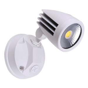 Fortress II is a double insulated and IP54 ingress protection TriColour LED security light. It features a vertical and horizontal adjustable head and can be wall or ceiling mounted. Making the Fortress II the perfect light for entry ways, alfresco, garages and walkways. Also available with PIR Sensor.