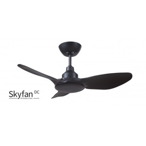 900mm Intelligent Energy Saving DC 3 Blade Ceiling fan with LCD Remote Control included. Suitable for indoor and covered outdoor use.