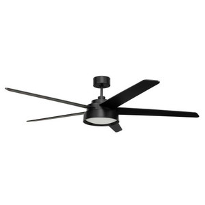 Compass is a large 168cm designer fan with a bright and dimmable LED light and will compliment any home. Clean contemporary styling to house a powerful 35W DC motor, matched factory balanced plywood blades to circulate substantial volumes of air.
