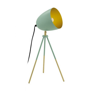 Form & function - this modern tripod lamp features practical adjustable head in a stylish design to suit your décor.