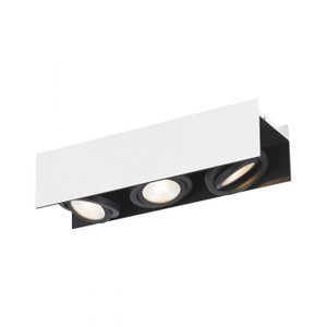 This three-head ceiling luminaire with its swivelling spot heads ensures elegant light accents in your living areas.