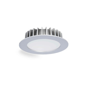 9W LED Downlight with Dimmable Driver and Flush Lens - Low Profile