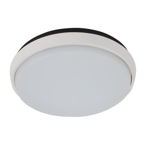 DISC-240 Round 20W Splashproof LED Ceiling Light - White Trim