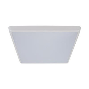 SOLAR-400-SQ Square 240V 35W 40cm Slimline LED Ceiling Light - White Frame