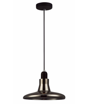 PENDANT GU10 Blk Smoke MARTINI GLASS