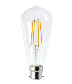 GLOBE LED DIMM filament 8W pear BC