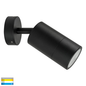  HV1228T - Maxi Tivah Aluminium Black TRI Colour Single Adjustable Wall Pillar Lights 