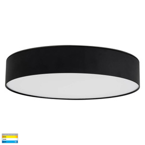  HV5893T-BLK - Nella Black 30w Surface Mounted LED Oyster 