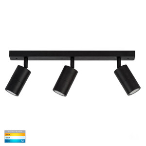  HV4001T-3-BLK - Tivah Black 3 Light TRI Colour Bar Light 