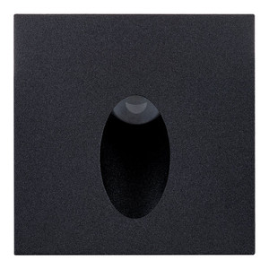 HV3215-BLK - Reces Black Square Recessed LED Step Light