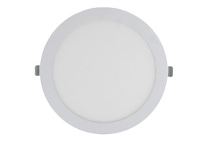  Studio 24W LED Downlight, Dimmable, White, CCT selectable 3000K, 4000K, 6500K with flex and plug