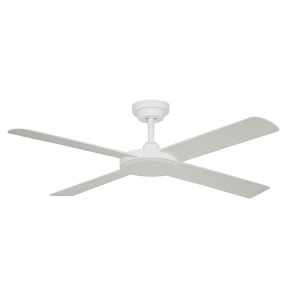 The Pinnacle with superior wedge design quick connect blades lock into the slimline die cast body. This premium fan is supplied with both Remote Control and DC Wall Control, which can be operated simultaneously.