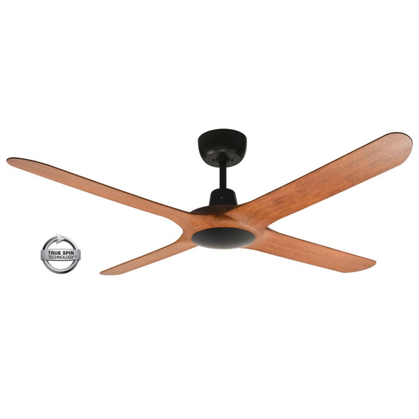 1400mm Fully Moulded Polycarbonate Composite 4 Blade Ceiling Fan with True Spin Technology motor. Suitable for indoor and covered outdoor applications.