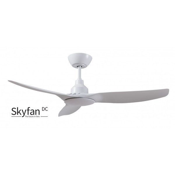 1200mm Intelligent Energy Saving DC 3 Blade Ceiling fan with LCD Remote Control included. Suitable for indoor and covered outdoor use.