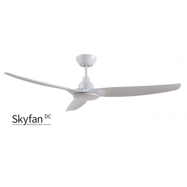 1500mm Intelligent Energy Saving DC 3 Blade Ceiling fan with Slimline 5 step TriColour dimmable 20W light kit and LCD Remote Control included. Suitable for indoor and covered outdoor use.