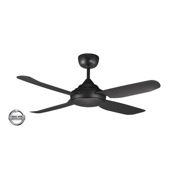 1220mm Glass Fibre Composite 4 Blade Ceiling Fan with True Spin Technology motor. Suitable for indoor/covered outdoor and commercial applications.