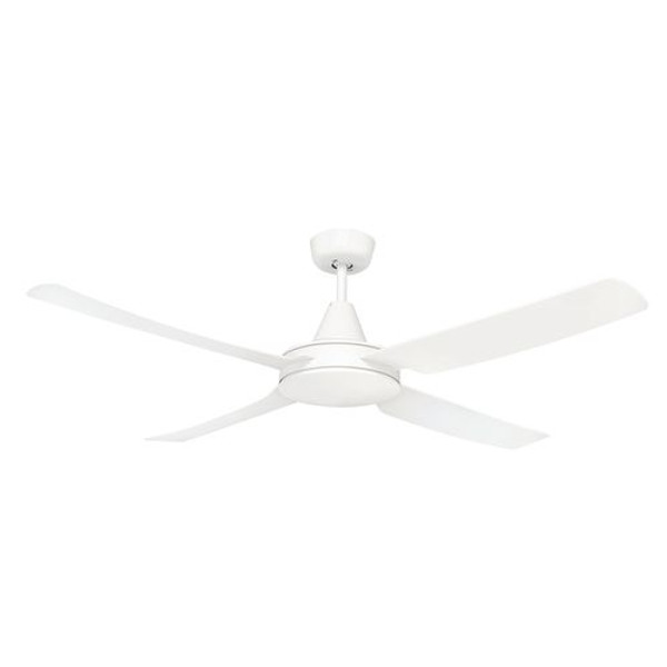 Cruze 52 inch ABS plastic ceiling fan and can be installed in any indoor locations or under cover outdoor areas not exposed to the weather around the home. Its Ezy-Fit blade system reduces fan assembly and installation time.